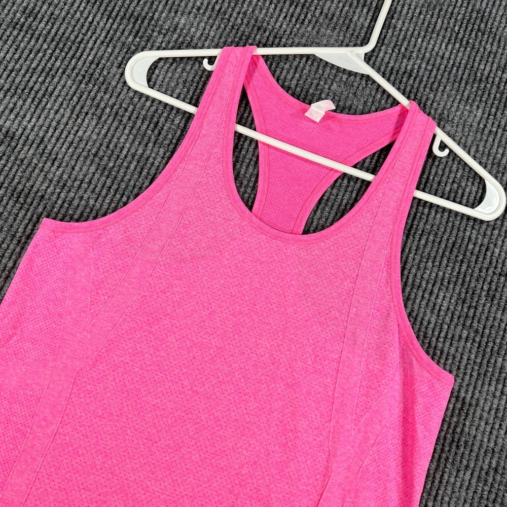 Under‎ Armour Tank Top Womens Medium Pink Racerback HeatGear Fitted Workout Gym